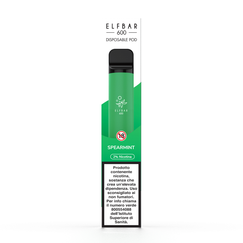 Elfbar 600 Sigaretta usa e getta Spearmint 20mg