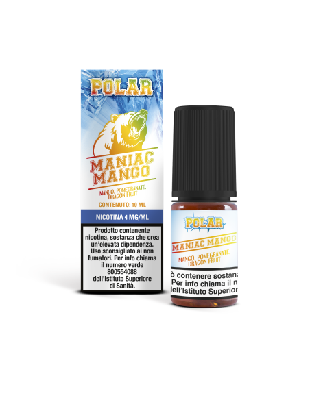 POLAR  Liquido Pronto Maniac Mango 10ml POLAR  Liquido Pronto Maniac Mango 10ml