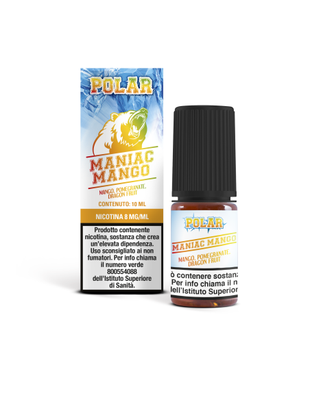POLAR  Liquido Pronto Maniac Mango 10ml POLAR  Liquido Pronto Maniac Mango 10ml
