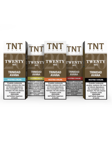 Twenty Liquido Pronto Trinidad Avana Distillato Puro 10ml