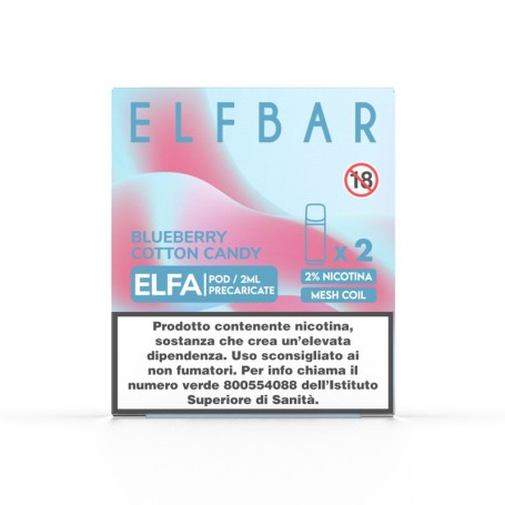 ELFBAR ELFA - BLUEBERRY COTTON CANDY  POD 2ml