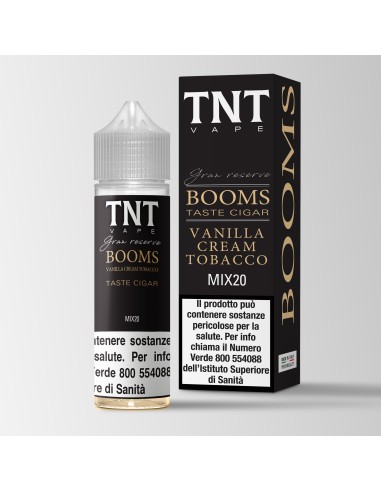 Booms Vanilla Cream Tobacco Gran Reserve MIX20 - Liquido 20ml