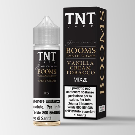 Booms Vanilla Cream Tobacco Gran Reserve MIX20 - Liquido 20ml