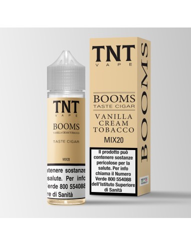 Booms Vanilla Cream Tobacco MIX20 - Liquido 20ml