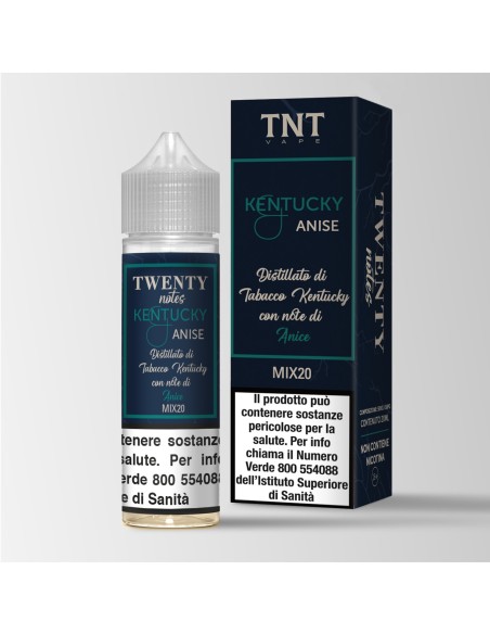 Twenty Notes - Kentucky e Anise MIX20 - Liquido 20ml