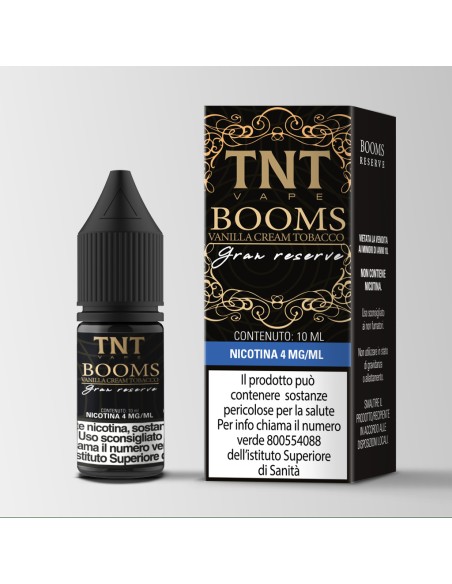 Liquido Pronto Booms Vanilla Cream Tobacco Gran Reserve 10ml nicotina Liquido Pronto Booms Vanilla Cream Tobacco Gran Reserve 10ml nicotina