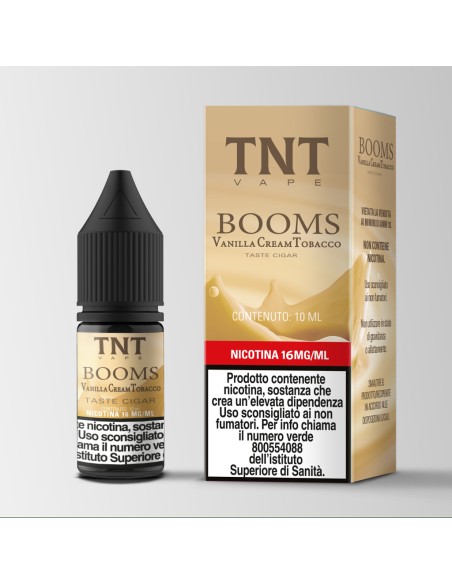 Liquido Pronto Booms Vanilla Cream Tobacco 10ml nicotina Liquido Pronto Booms Vanilla Cream Tobacco 10ml nicotina