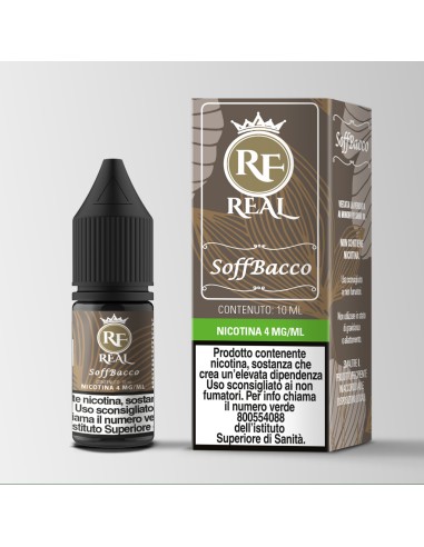 Liquido Pronto Real Soff Bacco 10ml nicotina