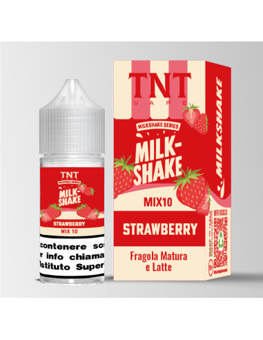 MilkShake - Strawberry MIX10 - Liquido 10ml tnt vape