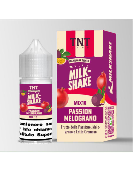 MilkShake - Passion Melograno MIX10 - Liquido 10ml tnt vape