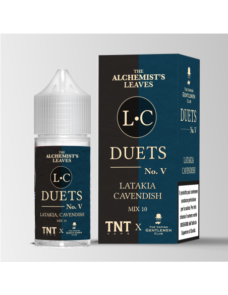 DUETS - LATAKIA CAVENDISH MIX10 - Liquido 10ml tnt vape