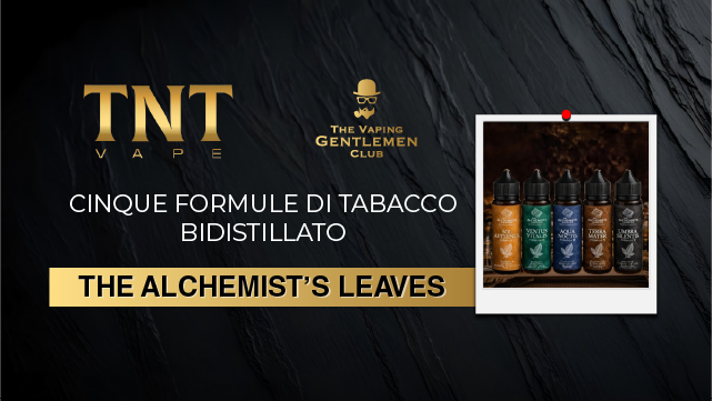 The Alchemist’s Leaves: cinque formule di tabacco bidistillato