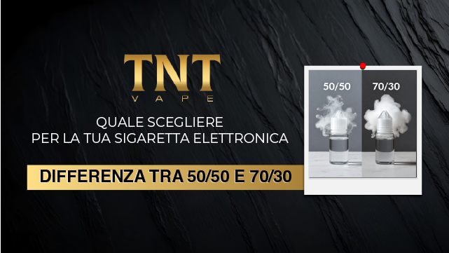 Differenza tra 50/50 e 70/30: quale scegliere per la tua sigaretta elettronica