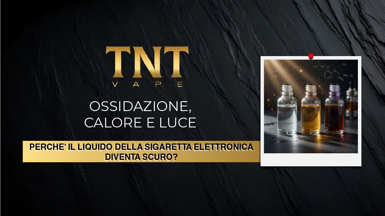Perché il liquido della sigaretta elettronica diventa scuro
