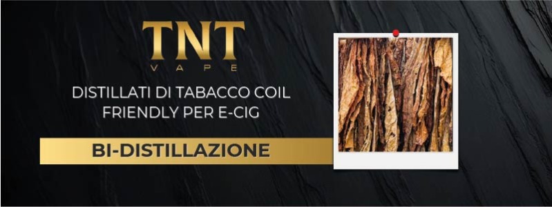 Bi-Distillazione TNTVAPE: Distillati di Tabacco Coil Friendly per Sigaretta Elettronica