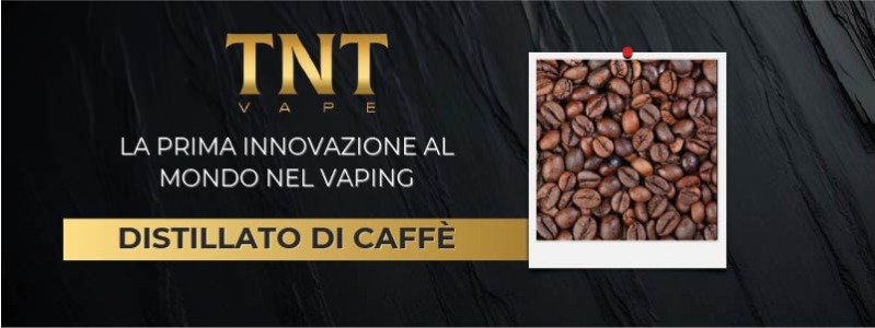 Distillato di Caffè TNTVAPE – La Prima Innovazione al Mondo nel Vaping